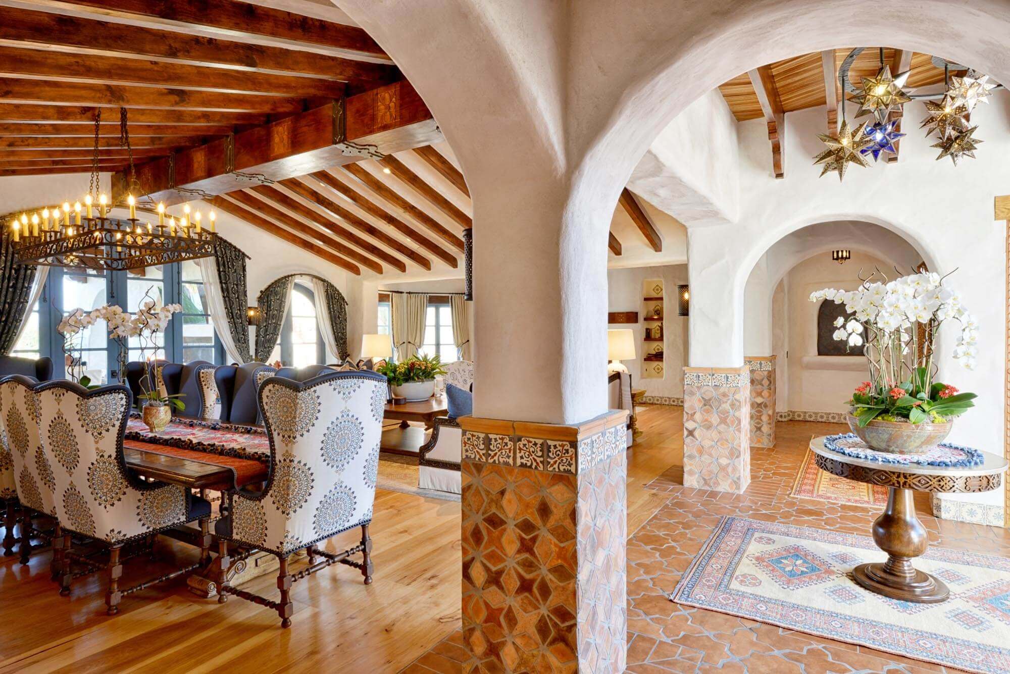 Spanish Revival Estate Interior Design Rancho Santa Fe 09